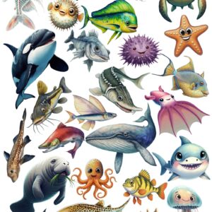 Underwater Friends Sticker Sheet